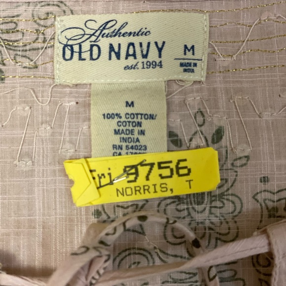 Old Navy Pastel Pink Tunic Blouse - Picture 4 of 5